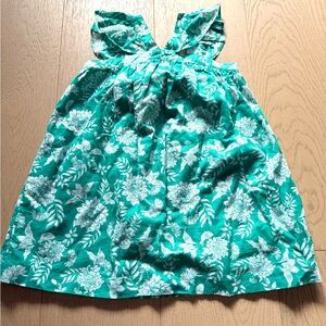 Janie and Jack Teal Floral Dress